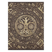 Levensboom - Yggdrasil met Trinity Knot Tafelkleed (Voorkant)