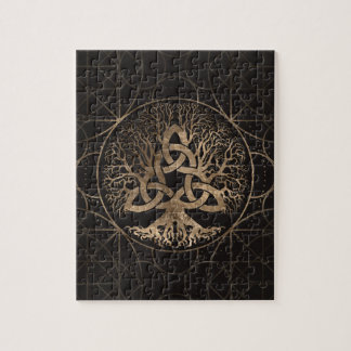 Levensboom - Yggdrasil met Triquetra Legpuzzel