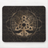 Levensboom - Yggdrasil met Triquetra Muismat (Voorkant)