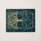 Levensboom - Yggdrasil met Triquetra-symbolen Legpuzzel (Horizontaal)