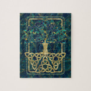 Levensboom - Yggdrasil met Triquetra-symbolen Legpuzzel