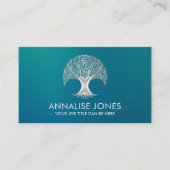 Levensboom - Yggdrasil - Moeder van parels Visitekaartje (Voorkant)