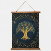 Levensboom - Yggdrasil Ornament Hangend Wandkleed (Voorkant)