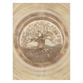 Levensboom - Yggdrasil Pastel Gold Tafelkleed (Voorkant)