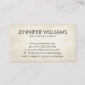 Levensboom - Yggdrasil - Regenboogbladeren Visitekaartje (Achterkant)