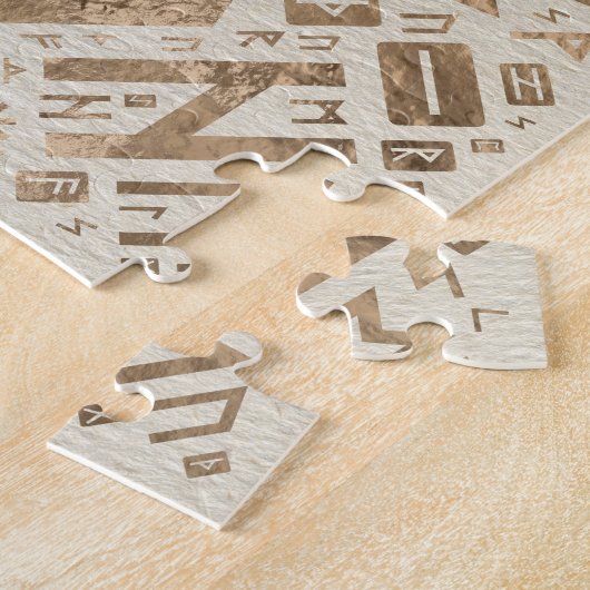 Levensboom - Yggdrasil Runic Pattern Legpuzzel (Zijkant)