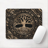 Levensboom - Yggdrasil Runic Pattern Muismat (Met muis)