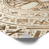 Levensboom - Yggdrasil Runic Pattern Poster (Hoek)