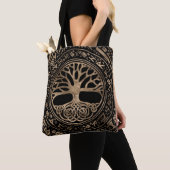 Levensboom - Yggdrasil Runic Pattern Tote Bag (Dichtbij)