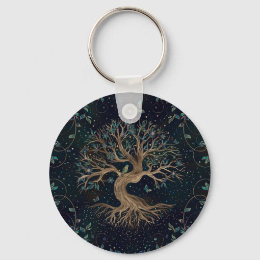 Levensboom - Yggdrasil Sleutelhanger (Voorkant)