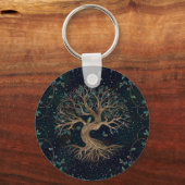 Levensboom - Yggdrasil Sleutelhanger (Voorkant)
