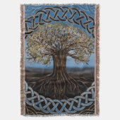 Levensboom - Yggdrasil-tekening Deken (Voorkant Verticaal)