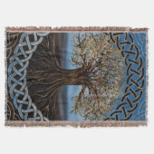 Levensboom - Yggdrasil-tekening Deken (Voorkant)