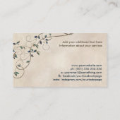 Levensboom - Yggdrasil - Turquoise Leaves Visitekaartje (Achterkant)