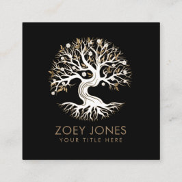 Levensboom - Yggdrasil Vierkante Visitekaartje