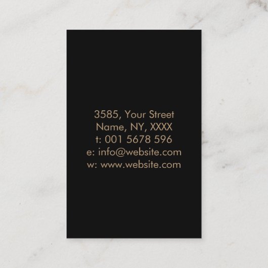 Levensboom - Yggdrasil Visitekaartje (Achterkant)