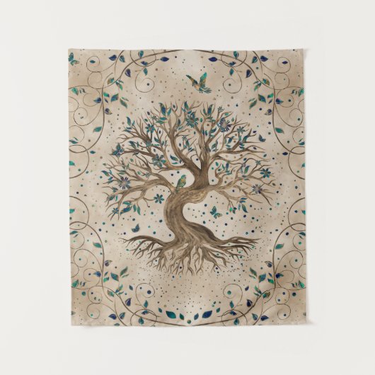 Levensboom - Yggdrasil Wandkleed (Voorkant)