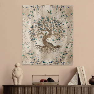 Levensboom - Yggdrasil Wandkleed