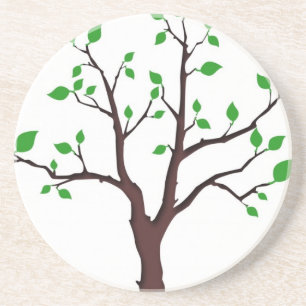 Levensboom Zandsteen Onderzetter