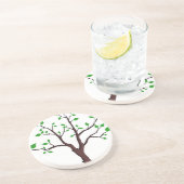 Levensboom Zandsteen Onderzetter (Zijkant)