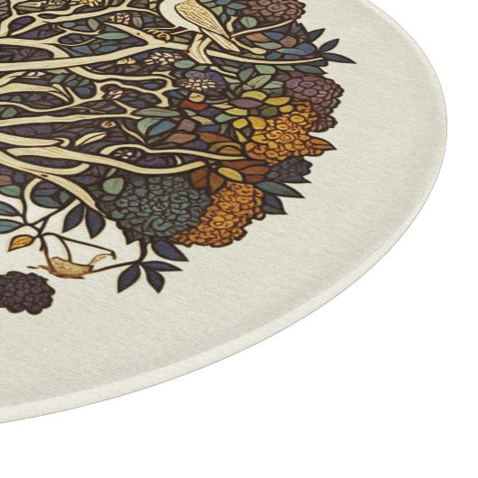 Levensboom, zangvogels snijplank (Hoek)