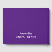 Levensboom Zen Yoga Meditation Spiritueel Paars Gastenboek (Achterkant)