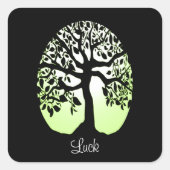 Levensboomstickers Vierkante Sticker (Voorkant)