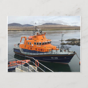 Levensboot in Port Askaig, eiland Islay, Schotland Briefkaart