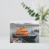 Levensboot in Port Askaig, eiland Islay, Schotland Briefkaart (Staand voorkant)