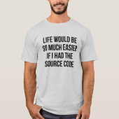 Levensbroncode T-shirt (Voorkant)