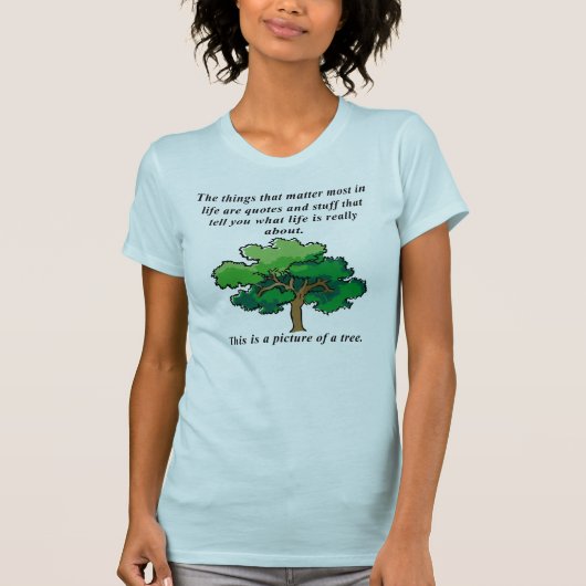 Levenscitaten Funny T-Shirt Tees (Voorkant)