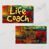 Levenscoach in Paint Visitekaartje (Voorkant / Achterkant)