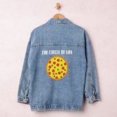 Levenscyclus Pizza Pizza Slice Fast Food Italia Denim Jacket (Hangar)