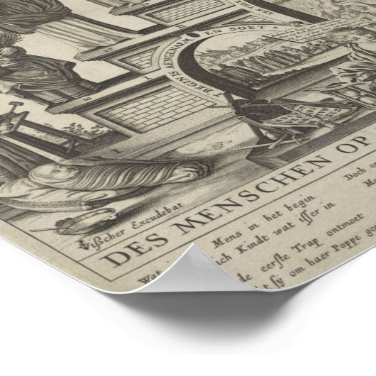 Levenscyclus Poster (Hoek)