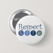 Levenscyclus respecteren ronde button 5,7 cm (Voorkant /achterkant)