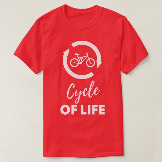 Levenscyclus T-shirt (Design voorkant)