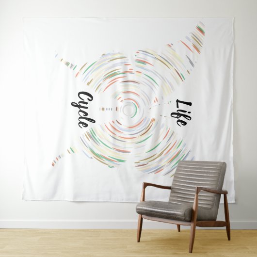 Levenscyclus Tapijt Wandkleed (In Situ (horizontaal))