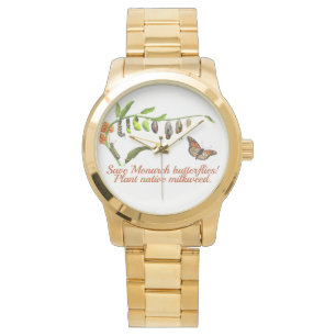 Levenscyclus van de monarchvlinder horloge