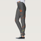 Levenscyclus van de monarchvlinder leggings (Links)