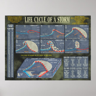 Levenscyclus van een Storm Poster