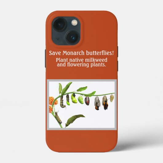 Levenscyclus van gewone vlindervliezen Case-Mate iPhone case (Achterkant)