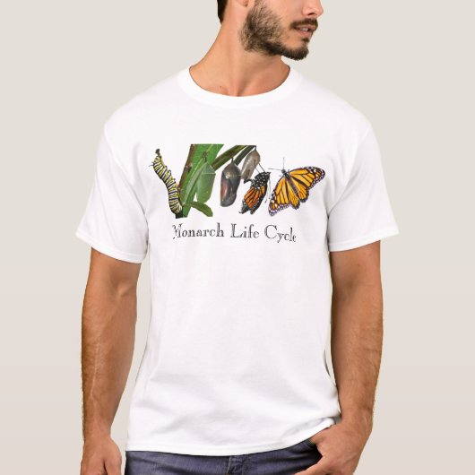 LEVENSCYCLUS VAN MONARCH T-SHIRT (Voorkant)