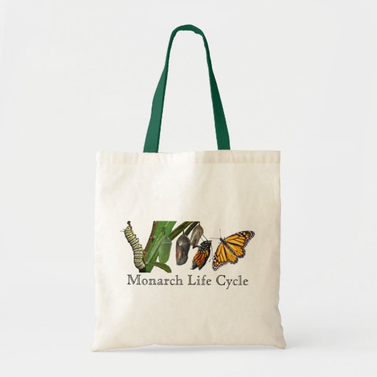 LEVENSCYCLUS VAN MONARCH TOTE BAG (Voorkant)