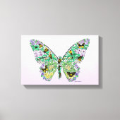 Levenscyclus van vlinder canvas afdruk (Voorkant)