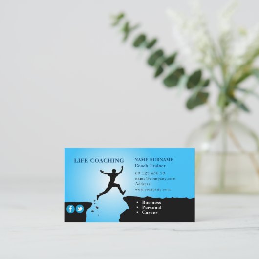 Levensdeklaag Visitekaartje (Staand voorkant)