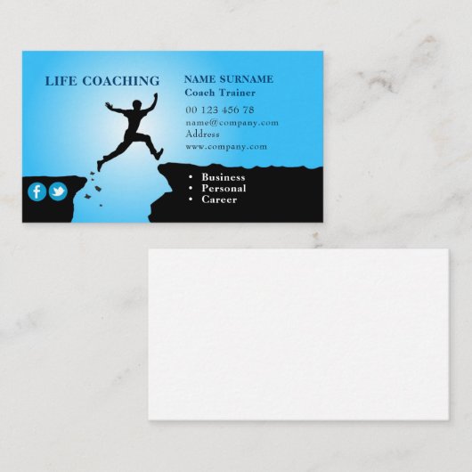 Levensdeklaag Visitekaartje (Voorkant / Achterkant)