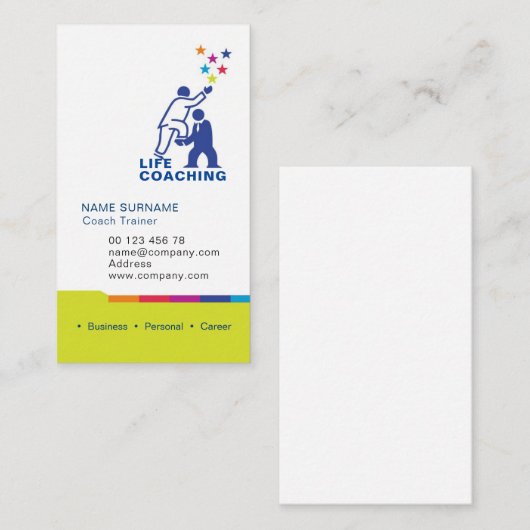 Levensdeklaag Visitekaartje (Voorkant / Achterkant)