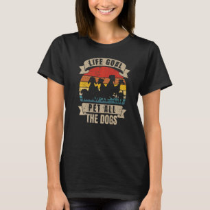 Levensdier: alle honden Dog Mama Weiner Hound D T-shirt
