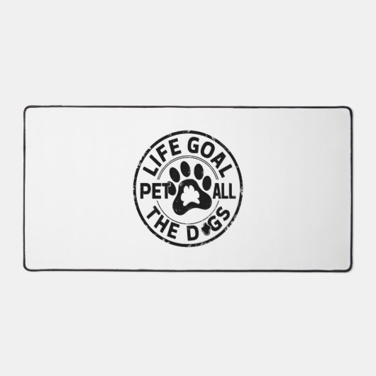 Levensdoel Aai Alle Honden Bureaumat (Voorkant)