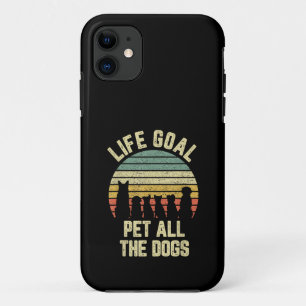 Levensdoel Aai Alle Honden Funny Hond Liefhebber Case-Mate iPhone Case